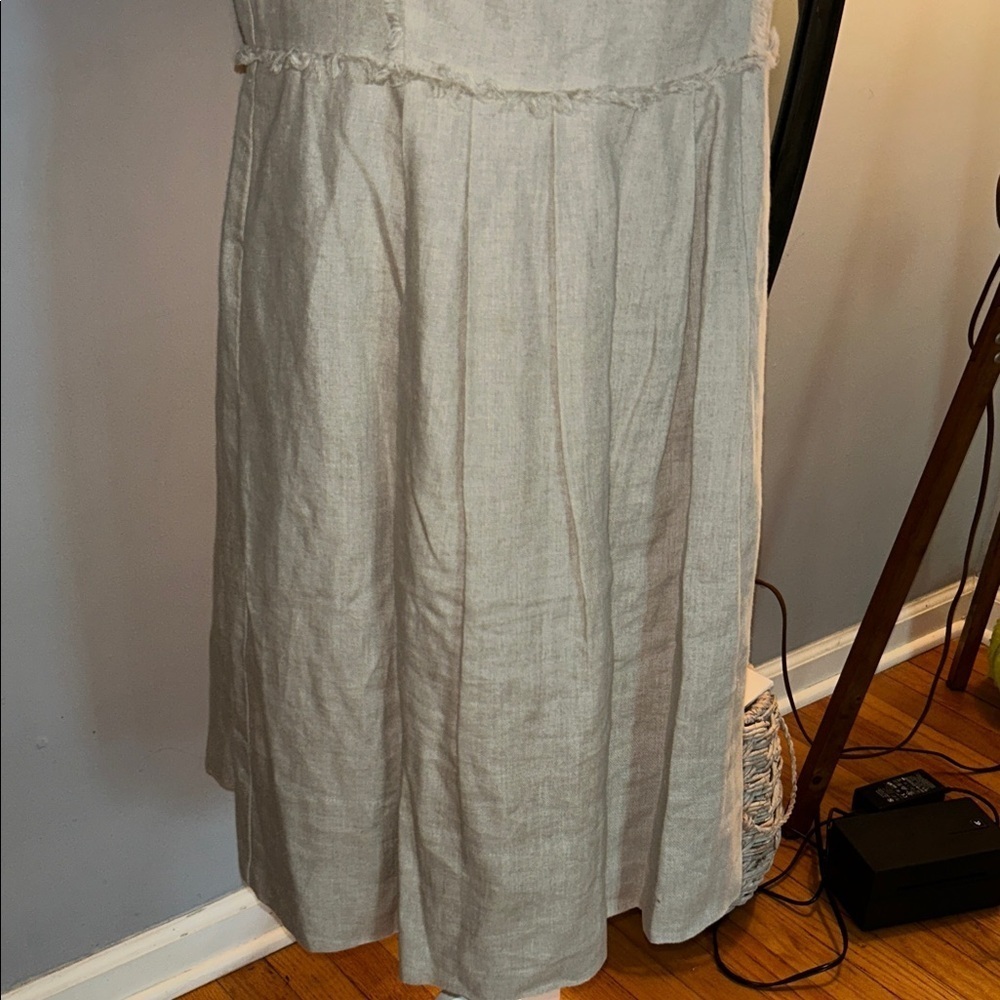 Donna Ricco Beige Midi Dress - Picture 3 of 8